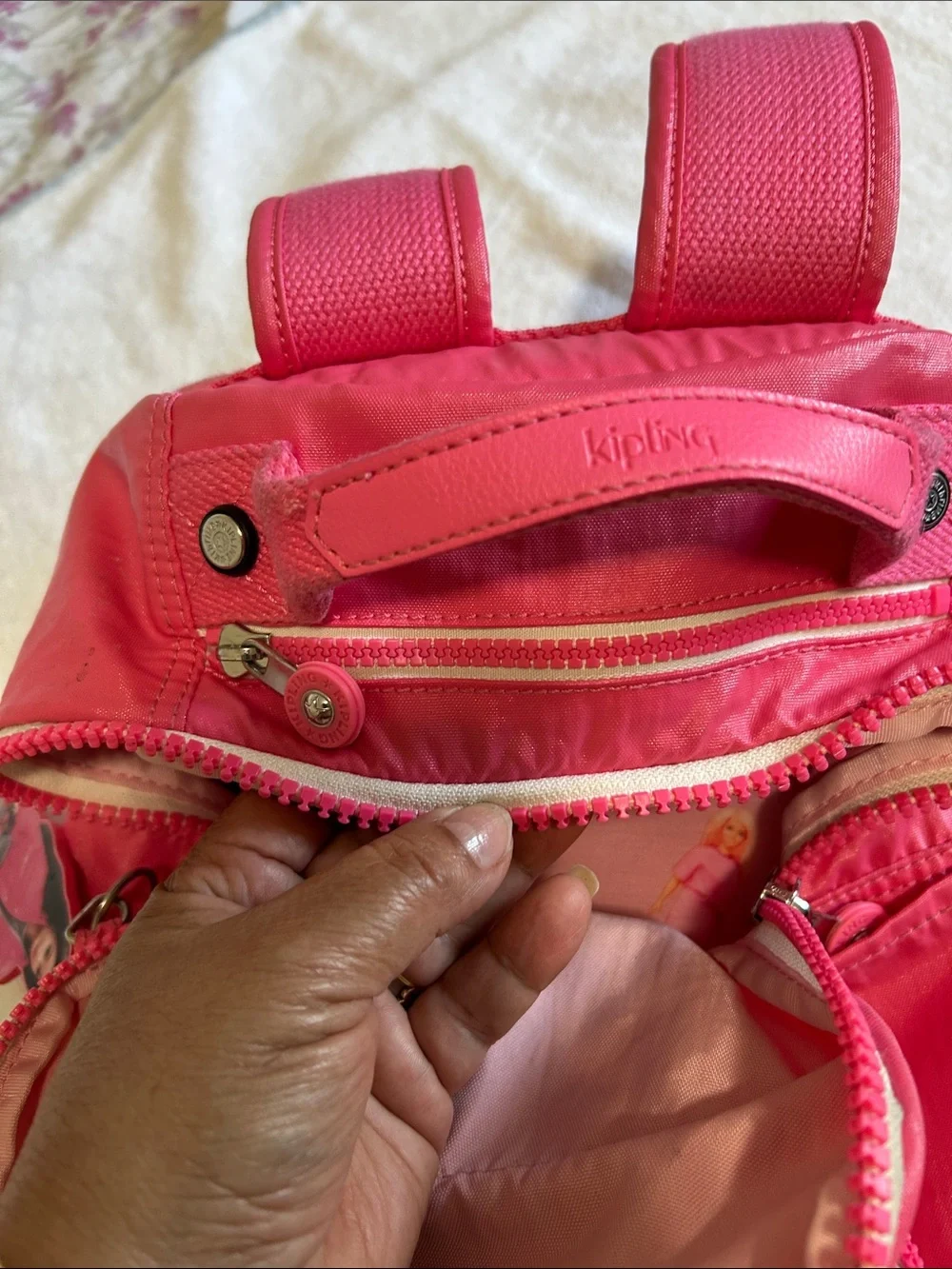 Kipling Barbie Pink Mini Backpack